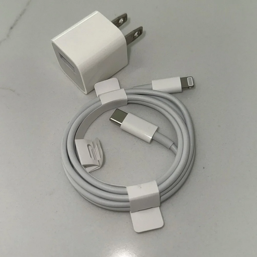 Apple Charger Block and Cable , New